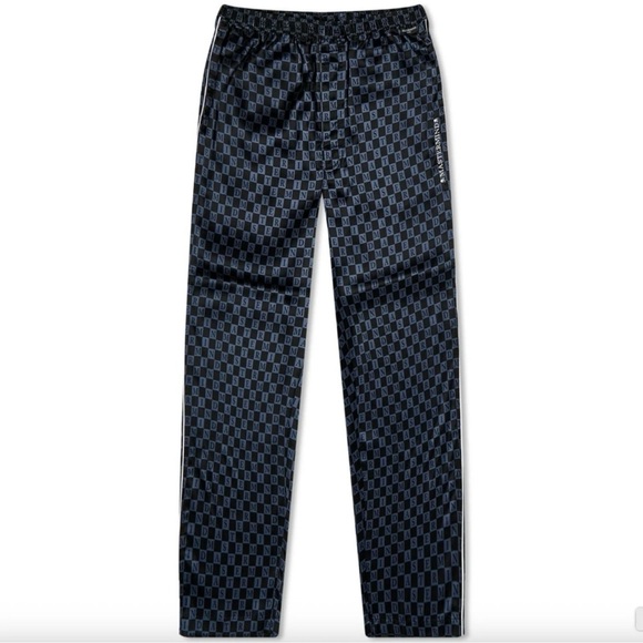 Vans x Mastermind Blue Black Silk Checkered Wide Leg World PyJama Pants 2XL